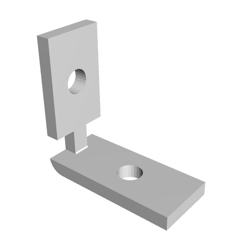 Angolare leggero 2 fori GN_C8