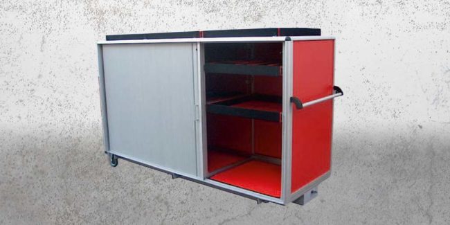 carrelli lean production, carrelli industriali